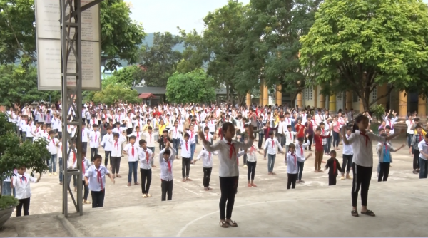 Ngành GD&ĐT huyện duy trì tốt tỷ lệ học sinh chuyên cần ngay từ đầu năm học