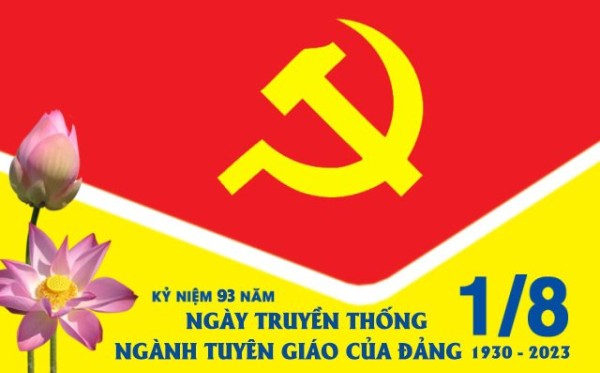 Kỷ niệm 93 năm Ngày truyền thống ngành Tuyên giáo của Đảng Cộng sản Việt Nam (01/8/1930 - 01/8/2023),