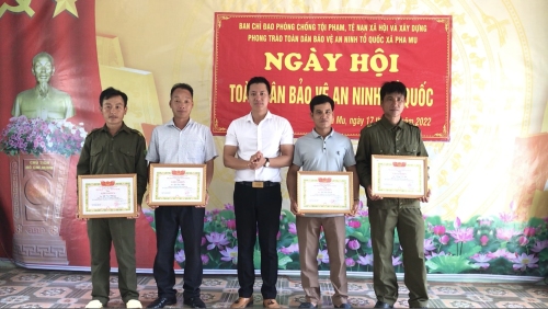 Pha Mu tổ chức Ngày hội toàn dân bảo vệ an ninh Tổ quốc 2022