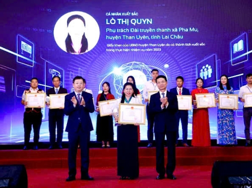 Xã Pha Mu, huyện Than Uyên, tỉnh Lai Châu có 01 điển hình tiên tiến được tôn vinh trong hội nghị biểu dương, tôn vinh điển hình tiên tiến toàn quốc trong hoạt động thông tin cơ sở năm 2024