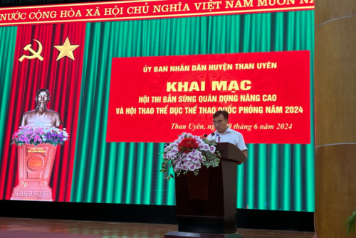 LL Dân quân xã Ta Gia tham gia Hội thi Quốc phòng năm 2024