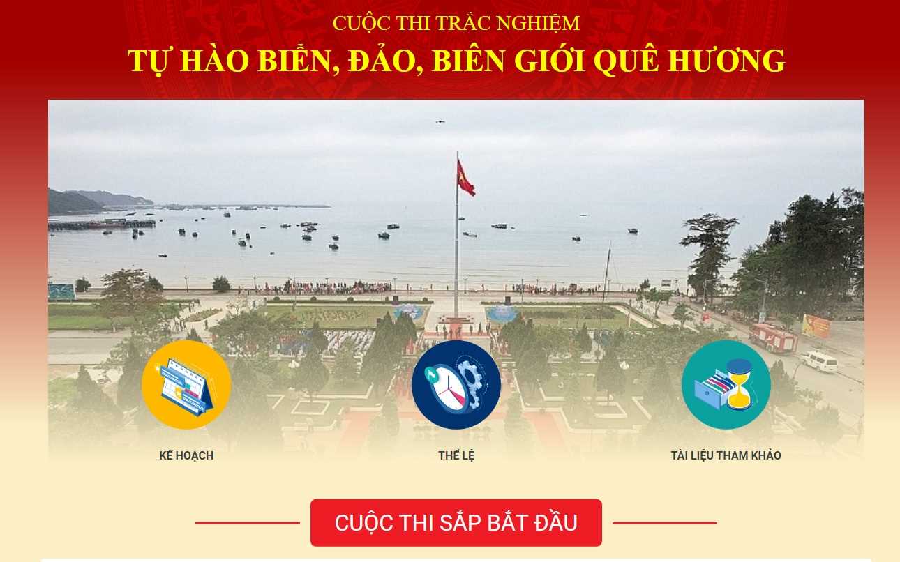 Tuyên truyền, phổ biến, hưởng ứng cuộc thi trắc nghiệm “Tự hào biển, đảo, biên giới, quê hương” tỉnh Quảng Ninh năm 2024