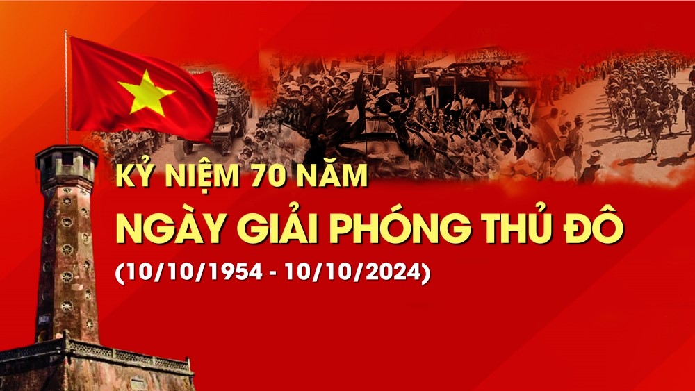 Tuyên truyền kỷ niệm 70 năm ngày giải phóng Thủ đô (10/10/1954 -10/10/2024)